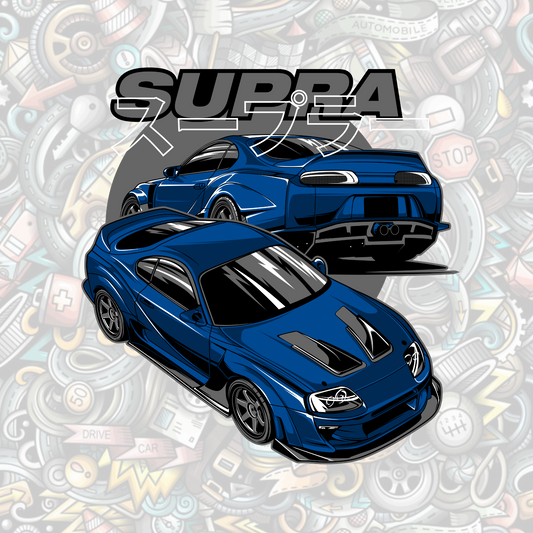 Blue Supra - Digital artwork