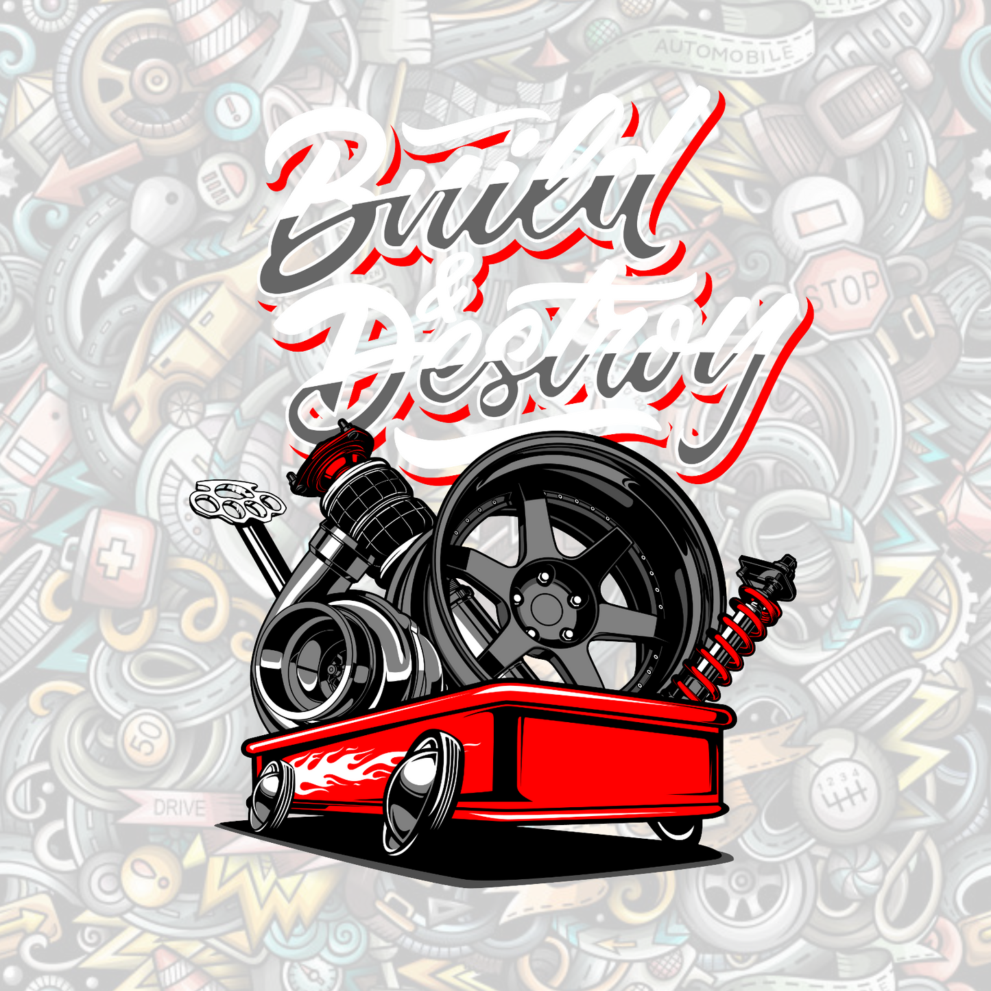 Build & destroy - Digital artwork