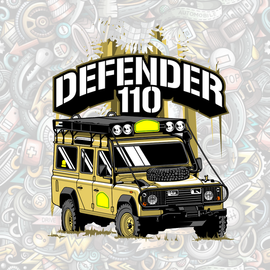 Defender 110 - Digital artwork