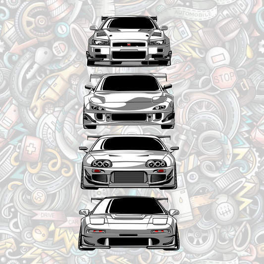 Japan classics - Digital artwork