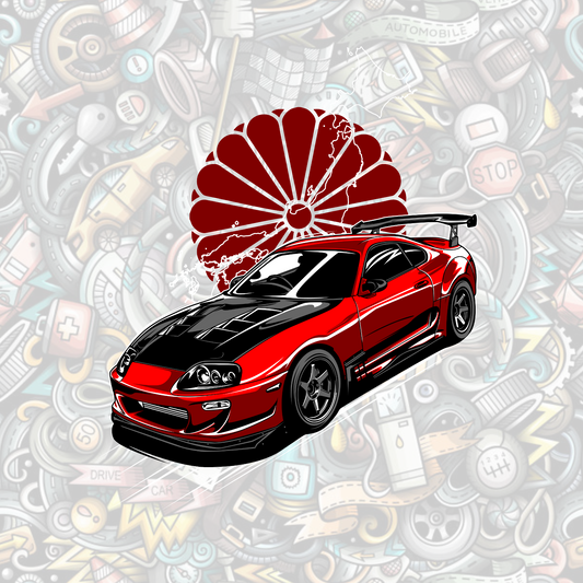 Japan Supra - Digital artwork