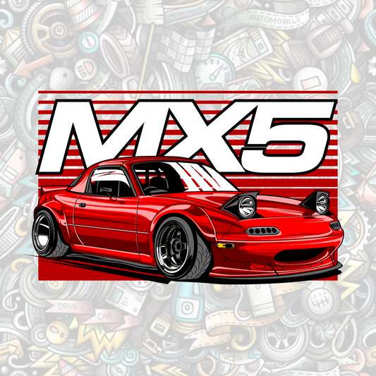 MX5 miata - Digital artwork
