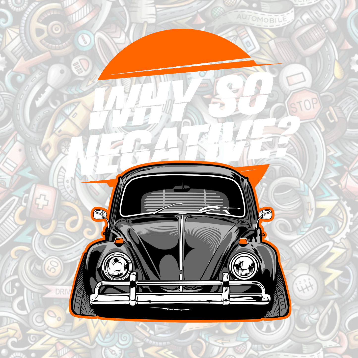 Negative bug - Digital artwork