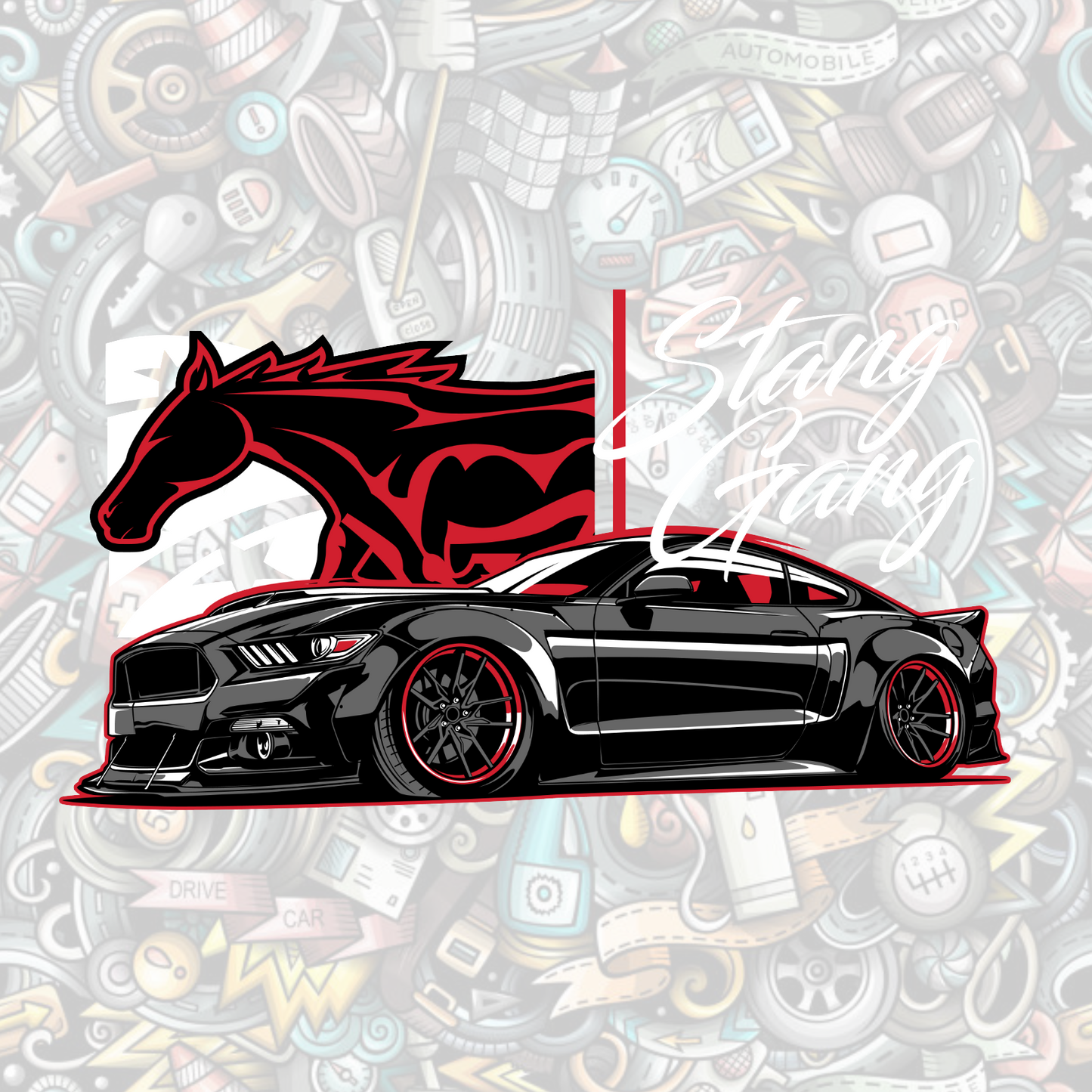 Stang gang - Digital artwork