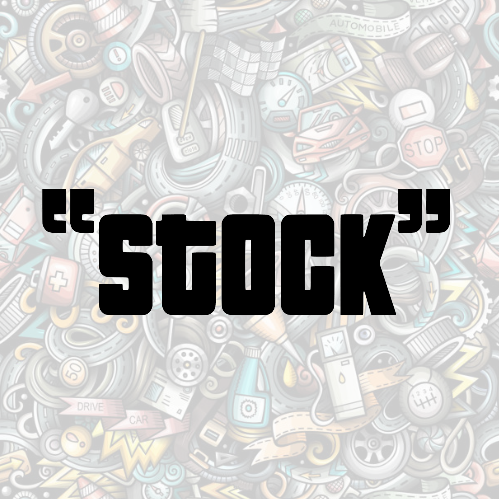 "stock" Sticker/Decal