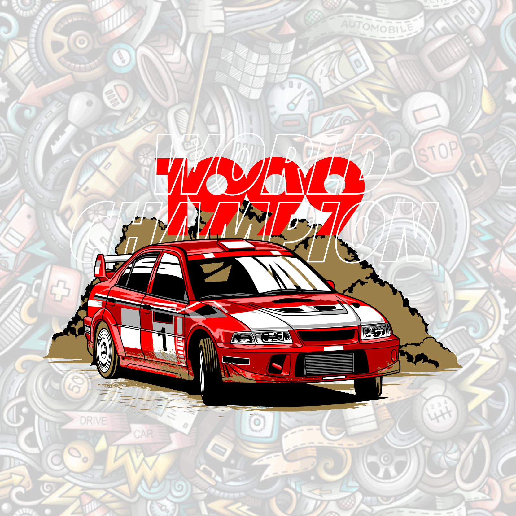 World champ - Digital artwork